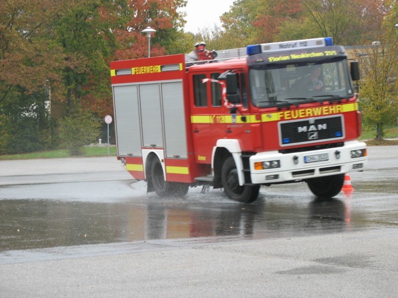 Florian Neukirchen 21/1 beim Fahrsicherheitstraining